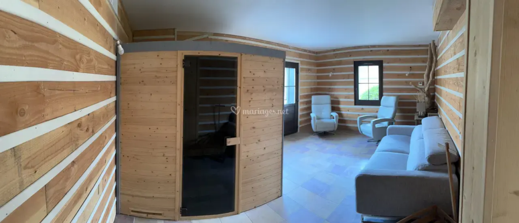 Espace sauna et repos